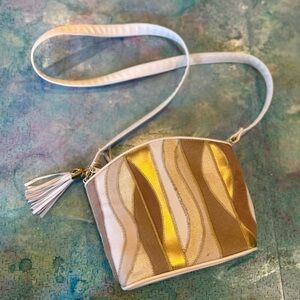 80s Leather Patch Handbag